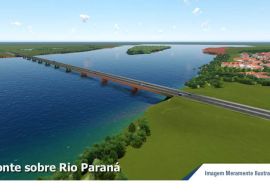 Nova ponte entre Paraná e Mato Grosso do Sul impulsionará o transporte rodoviário de cargas